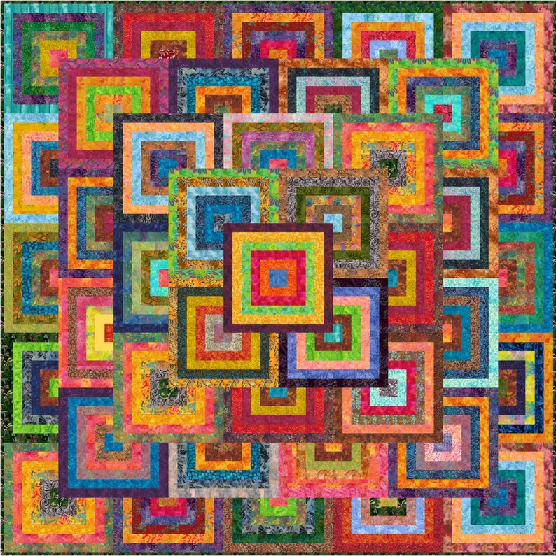 KANAWA Batik Precut Quilt Kit All Sizes by Etsy