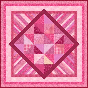 SALE - PINK ELEPHANT (and others)  Pre-Cut Quilt Kit – by Quilt-Addicts - All Sizes - Free Postage