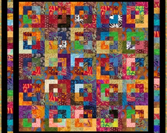 NEW - CANDIDASA - Batik - Pre-cut Quilt Kit - All Sizes - by Quilt-Addicts *