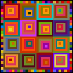 REBEL REBEL - Free Delivery - Pre-cut Quilt Kit - All Sizes - by Quilt-Addicts **