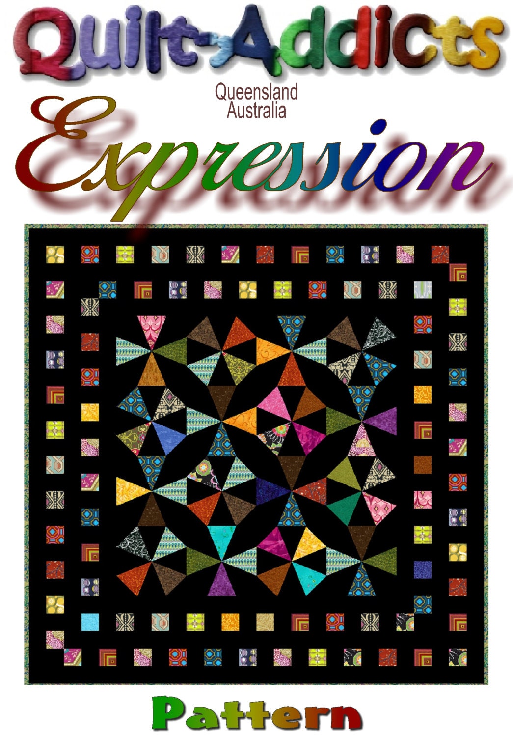 EXPRESSION Precut Quilt Kit All Sizes by QuiltAddicts Etsy