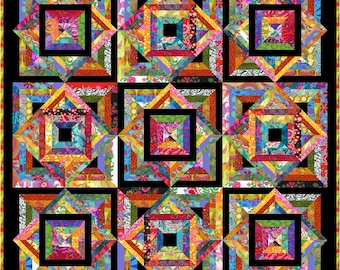 TROPPO LOCO - Pre-cut Quilt Kit - All Sizes - by Quilt-Addicts *