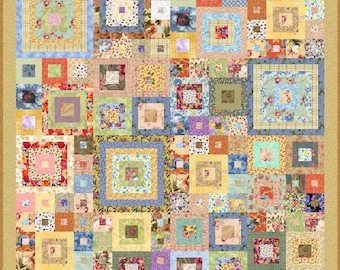 CHANTILLY - Pre-cut Quilt Kit - All Sizes - by Quilt-Addicts *