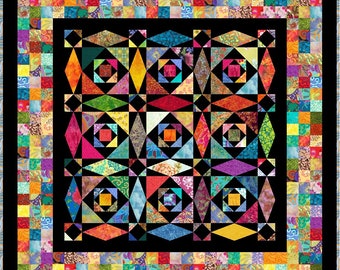 MALUKU - Pre-cut Quilt Kit - Batik - All Sizes - by Quilt-Addicts *