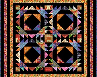 TAINTED LOVE - Pre-cut Quilt Kit - All Sizes - by Quilt-Addicts *