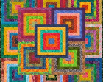 KANAWA - Batik - Pre-cut Quilt Kit - All Sizes - by Quilt-Addicts *