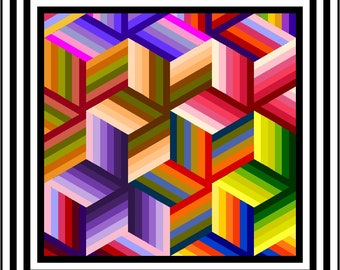 ILLUMINATION - Free Delivery - Pre-cut Quilt Kit - All Sizes - by Quilt-Addicts **