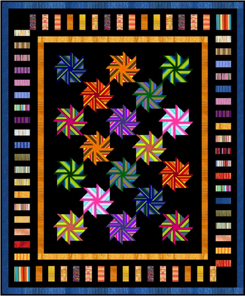 95x 80 King Single or 80x 61 Single UNBELIEVABLE Quilt-Addicts Pre-cut Quilt Kit or Finished Quilt