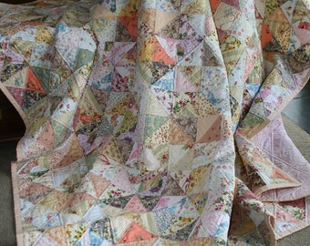 SHABBY CHICK - Free Delivery - Pre-cut Quilt Kit -  All Sizes - by Quilt-Addicts **