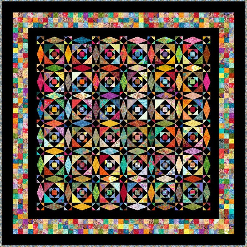 Pattern Maluku MALUKU Pre-cut Quilt Kit Batik All Sizes by | Etsy