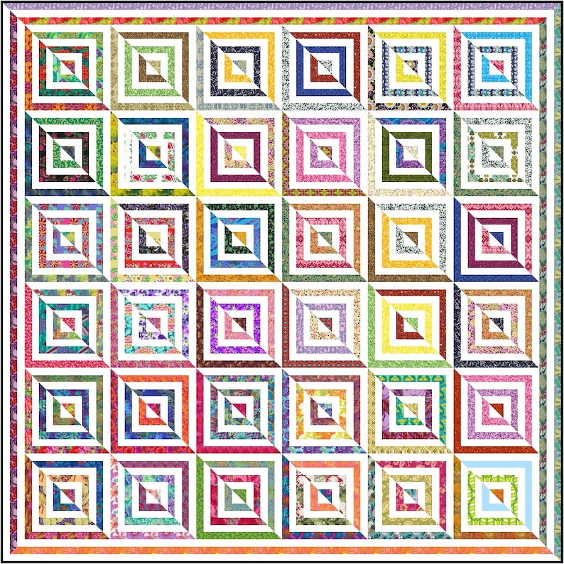 LA De DAH Quilt-Addicts Pre-cut Quilt Kit King size Large King 118 x 118 or King 100 x 100