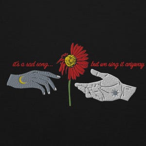 Embroidered Hadestown Orpheus and Eurydice Sweatshirt