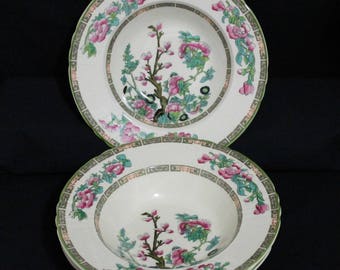 Set of 4 Myott Staffordshire INDIAN TREE Coupe Soup Bowls