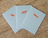 Fox Notebooks - Set of 3 Cahiers