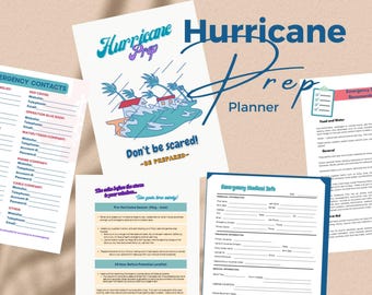 Hurricane Preparedness Planner – 2025/26 Checklist (Instant Digital Download)