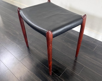 Rosewood Model 78a Stool by Niels Otto Möller Danish Modern