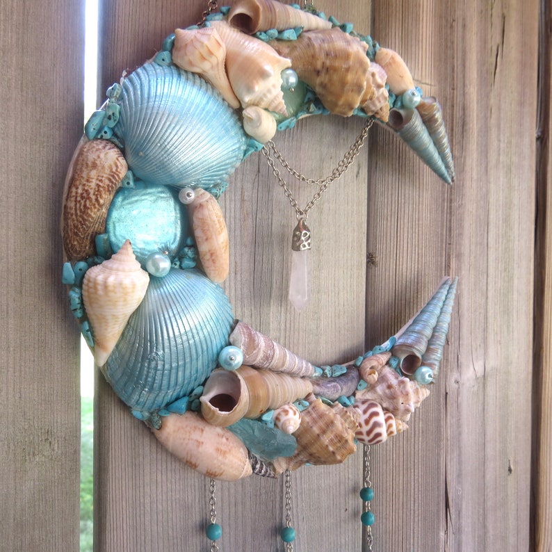Sea Shell Crescent Moon Wall Art 8