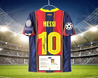 Signed Lionel Messi Barcelona 20/21 Shirt