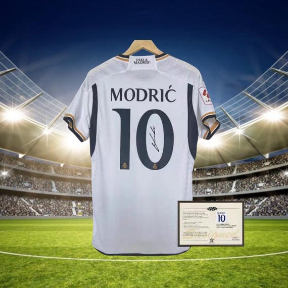 Signed Luka Modric Real Madrid 23/24 Shirt - Etsy Canada