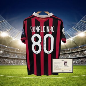 サイン入りロナウジーニョ ACミラン 09/10 シャツ - Etsy 日本