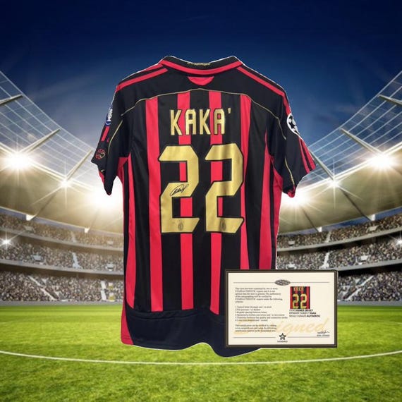 Signed Ricardo Kaká AC Milan 06/07 Shirt - Etsy
