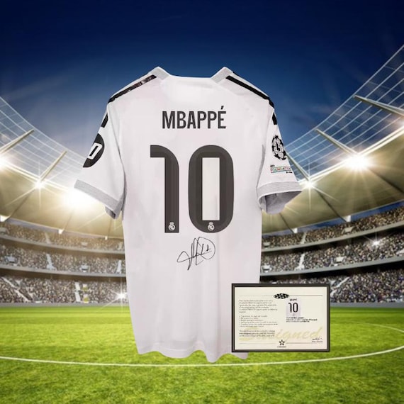 Signed Kylian Mbappe Shirt Real Madrid 25/26 - Etsy Israel