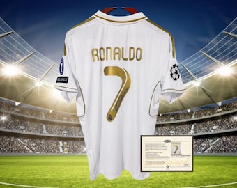 Signed Cristiano Ronaldo Real Madrid 11/12 Shirt