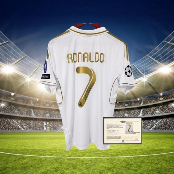 Signed Cristiano Ronaldo Real Madrid 11/12 Shirt - Etsy