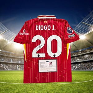 Signed Diogo Jota Liverpool 24/25 Shirt - Etsy