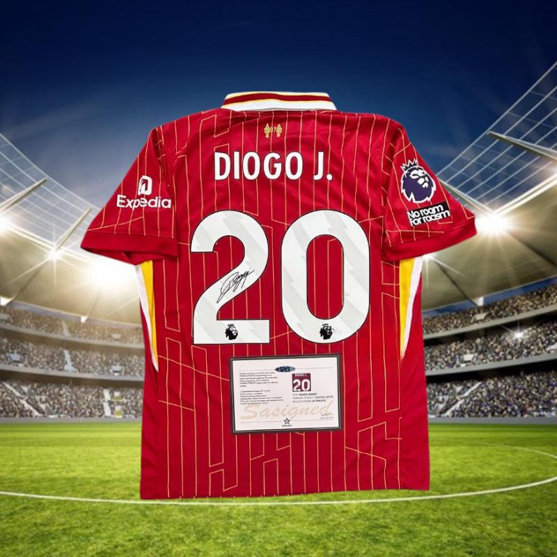 Signed Diogo Jota Liverpool 24/25 Shirt