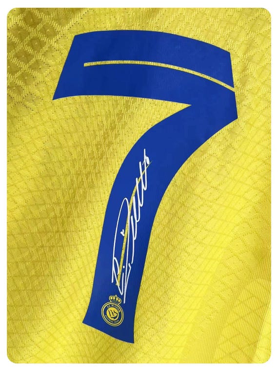 クリスティアーノ・ロナウド サイン入りシャツ クリスティアーノ