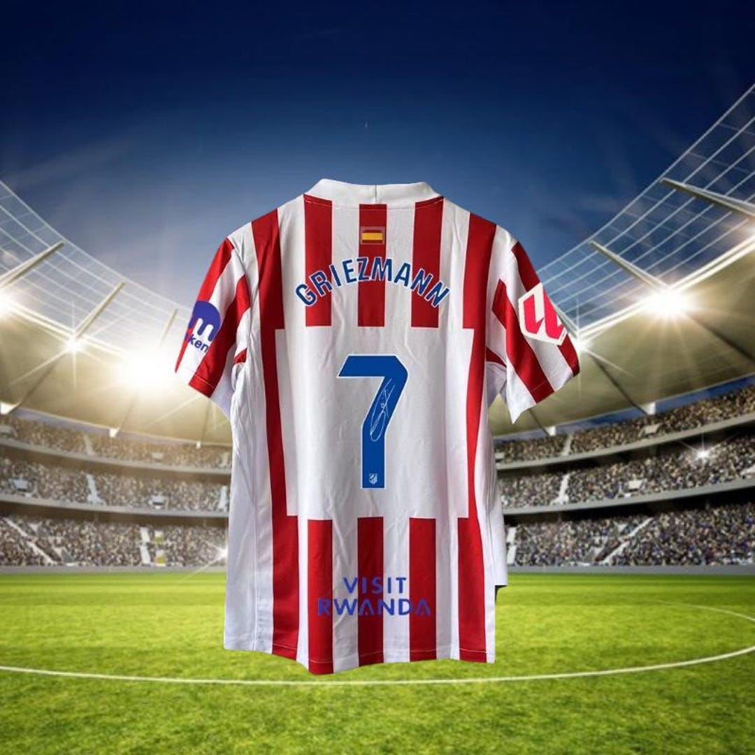 Signed Antoine Griezmann Shirt Atletico Madrid 26/27 - Etsy