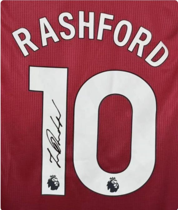 サイン入りマーカス・ラッシュフォード マンチェスター・ユナイテッド