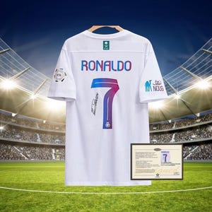 Maillot Barcelone Messi Signé Autographié Non Porté T-Shirt Jersey