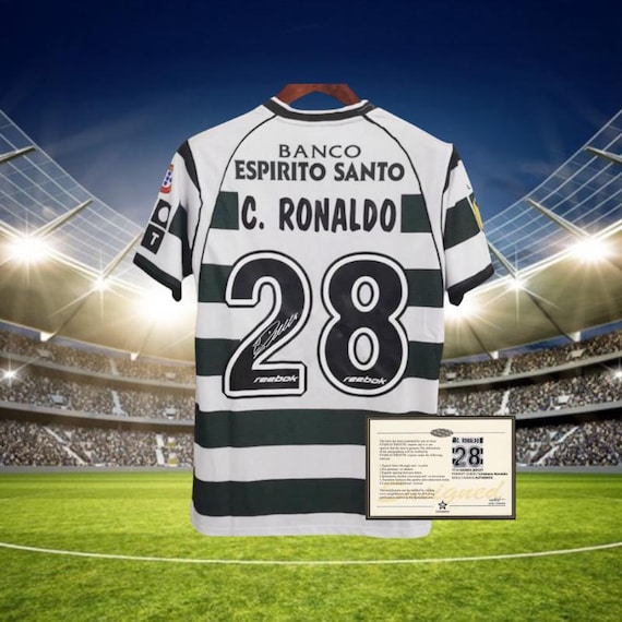 Signed Cristiano Ronaldo Sporting Lisbon 02/03 Shirt - Etsy