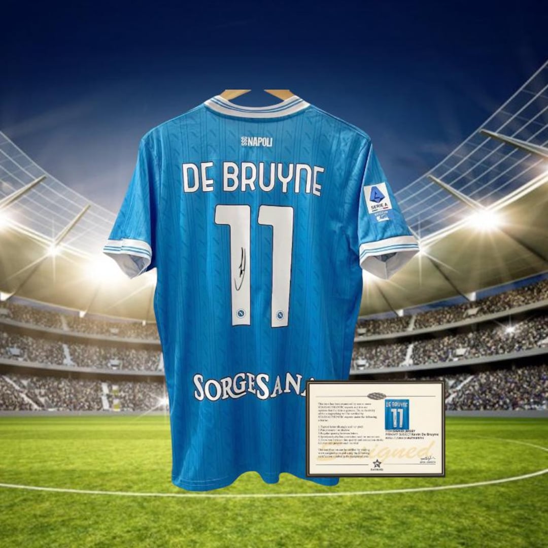Signed Kevin De Bruyne Shirt Napoli 25/26 - Etsy