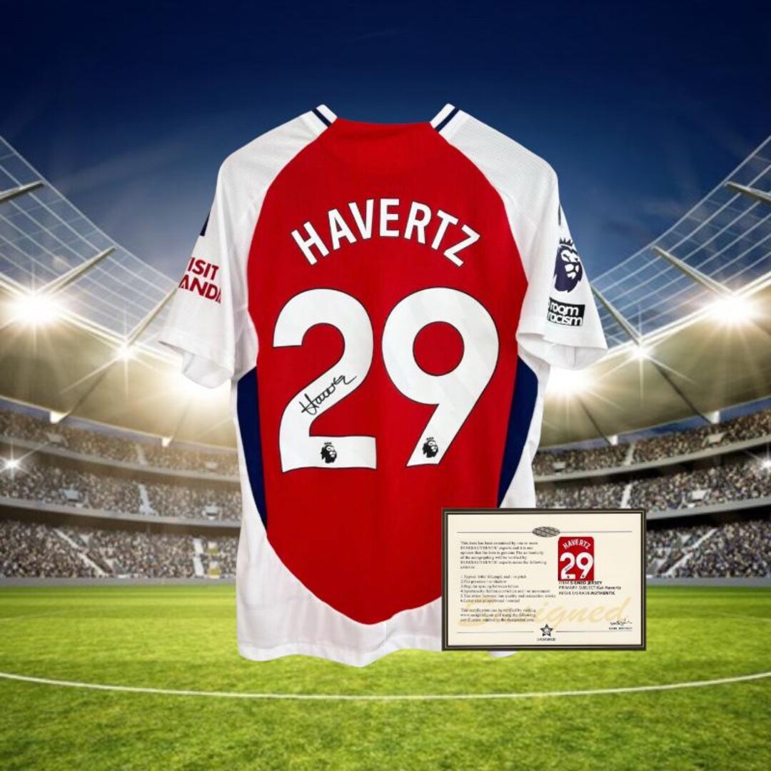 Havertz サイン入りユニフォーム等5点セット Signed Kai Havertz Arsenal 24/25 Shirt - Etsy