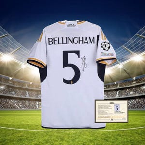 Maillot Real Madrid Signé Jude Bellingham – Avec Certificat Beckett
