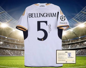 Camiseta del Real Madrid 23/24 firmada por Jude Bellingham
