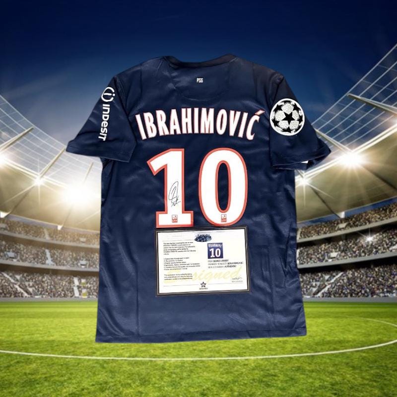 Signed Zlatan Ibrahimovic PSG 12/13 Shirt - Etsy