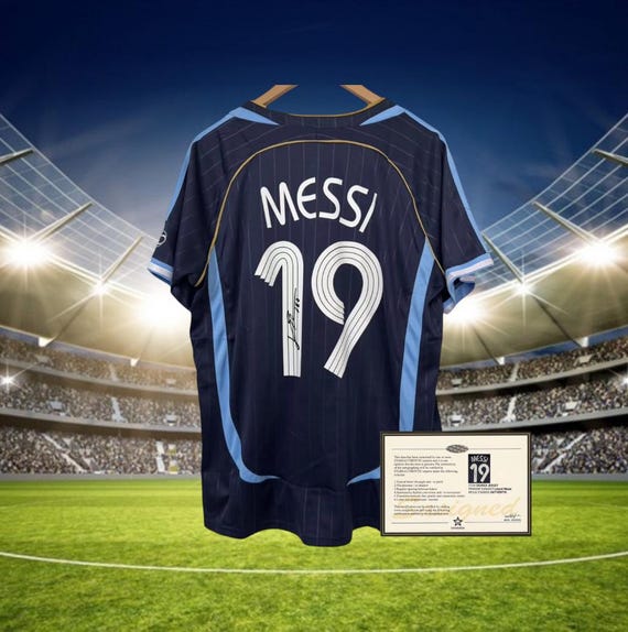 Signed Lionel Messi Argentina 2006 Shirt - Etsy
