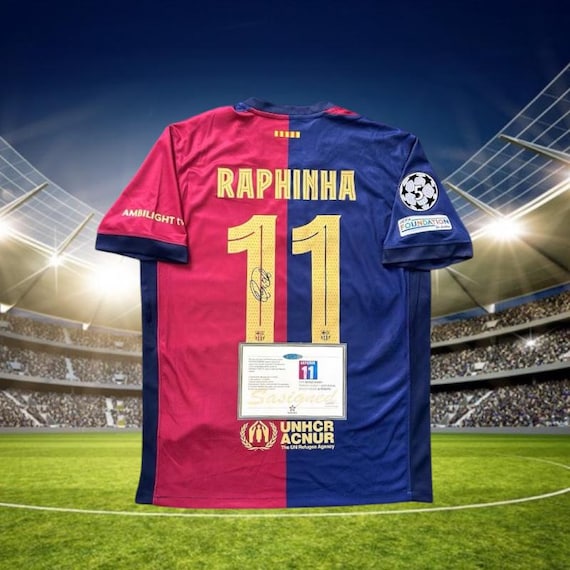 Signed Raphinha Shirt FC Barcelona 24/25 - Etsy