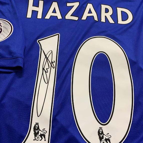 Chelsea FC HAZARD 17 ホームシャツ 2013-14 Chelsea Home Shirt Hazard #17 - 8/10 - (M)