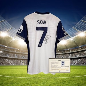 Camiseta del Tottenham 24/25 firmada por Heung Min Son