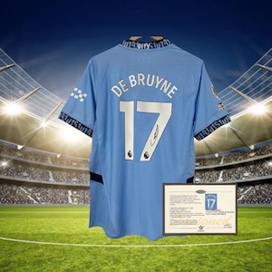 Signiertes Kevin De Bruyne Manchester City 24/25 Trikot