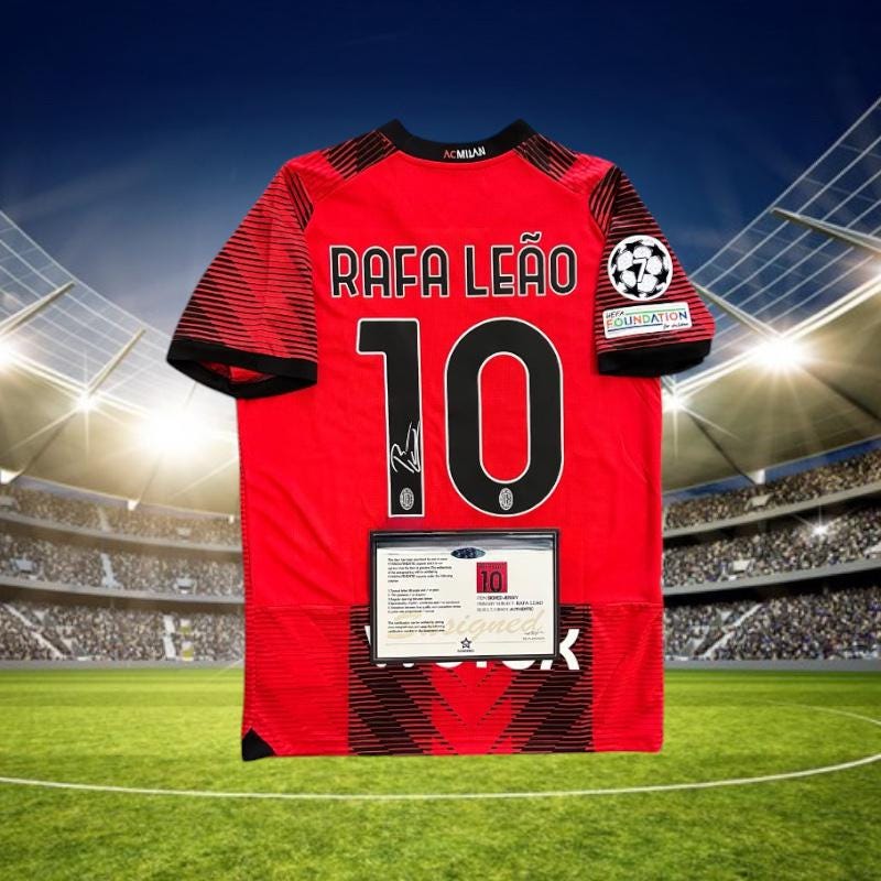 Signed Rafael Leao Ac Milan 23/24 Shirt - Etsy