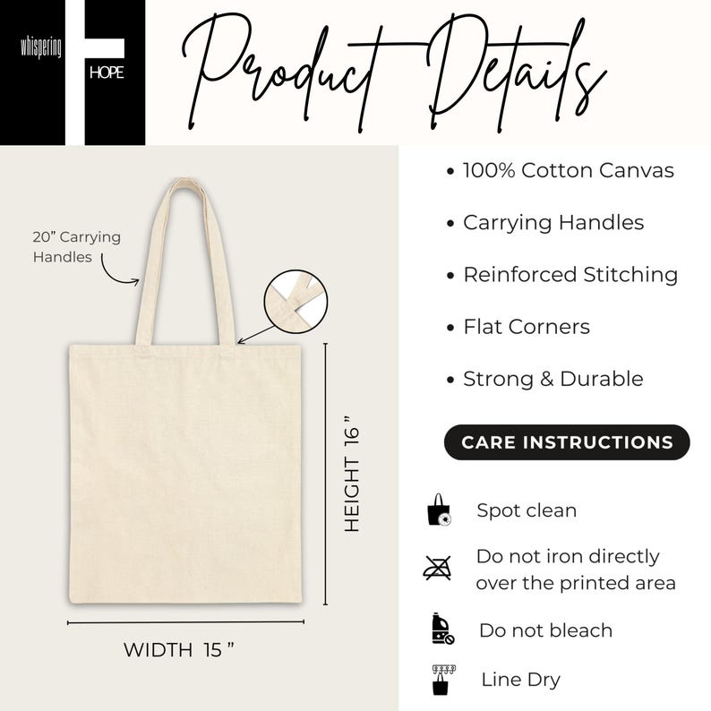 Luke 24:6 Born Again Gift for Her or Him Christian Tote Bag Custom Bible Verse He Has Risen Reusable Personalised Easter Gift Bag image 9