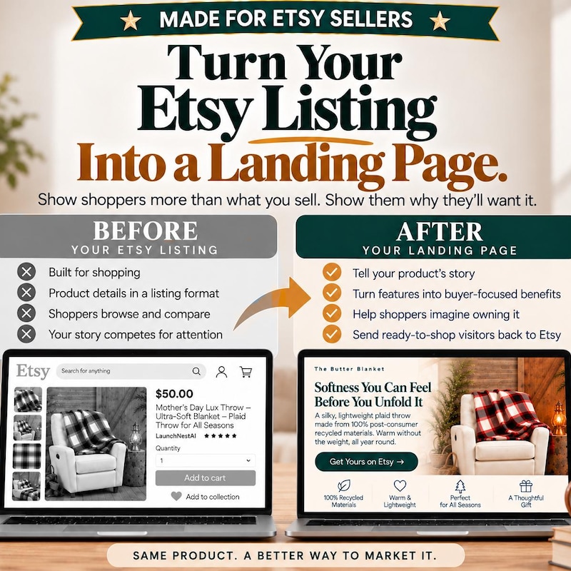 Listings Page - Etsy
