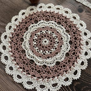 Lace Crochet Doily – Handmade Gift, Vintage Decoration for Home & Table