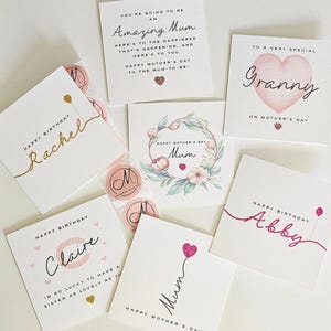 Luxury Handmade Personalised Red Glitter Heart Birthday Card for Daughter image 9